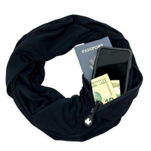 Bishop!'s Soft Zipper Pocket Infinity Scarf