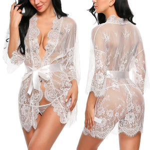 Sexy Silk Nightgown (Sizes to 6XL)