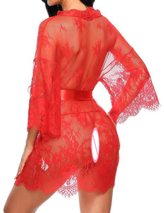 Sexy Silk Nightgown (Sizes to 6XL)