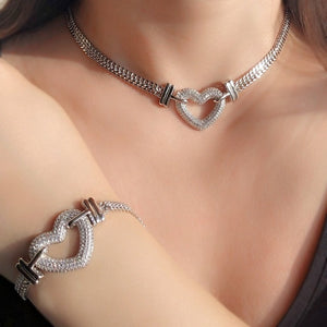 Beautiful Heart Shaped Jewelry Sets