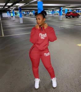 PINK Jogging Suit (Sizes up to XXL)