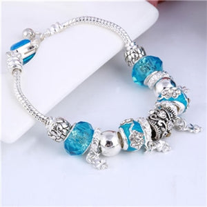 Crystal Charm Bracelets (choice of colors)