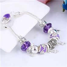 Crystal Charm Bracelets (choice of colors)