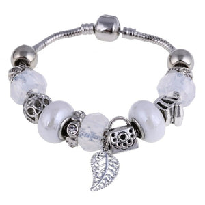 Crystal Charm Bracelets (choice of colors)