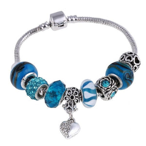 Crystal Charm Bracelets (choice of colors)