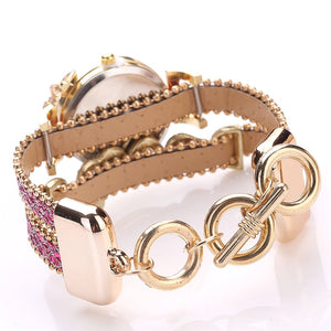 Luxurious Crystal "LOVE" Watch