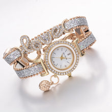 Luxurious Crystal "LOVE" Watch