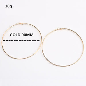 Silver or Gold Hoop Earrings