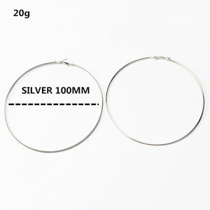 Silver or Gold Hoop Earrings