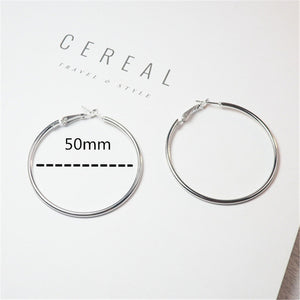 Silver or Gold Hoop Earrings