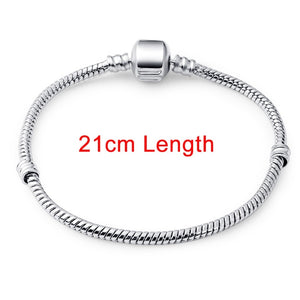 Genuine Silver P'dora Style Bracelets