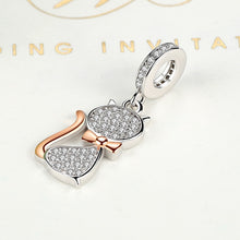 Sterling Silver Phat Cat Style Charm