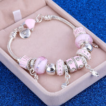 Crystal Charm Bracelets (choice of colors)